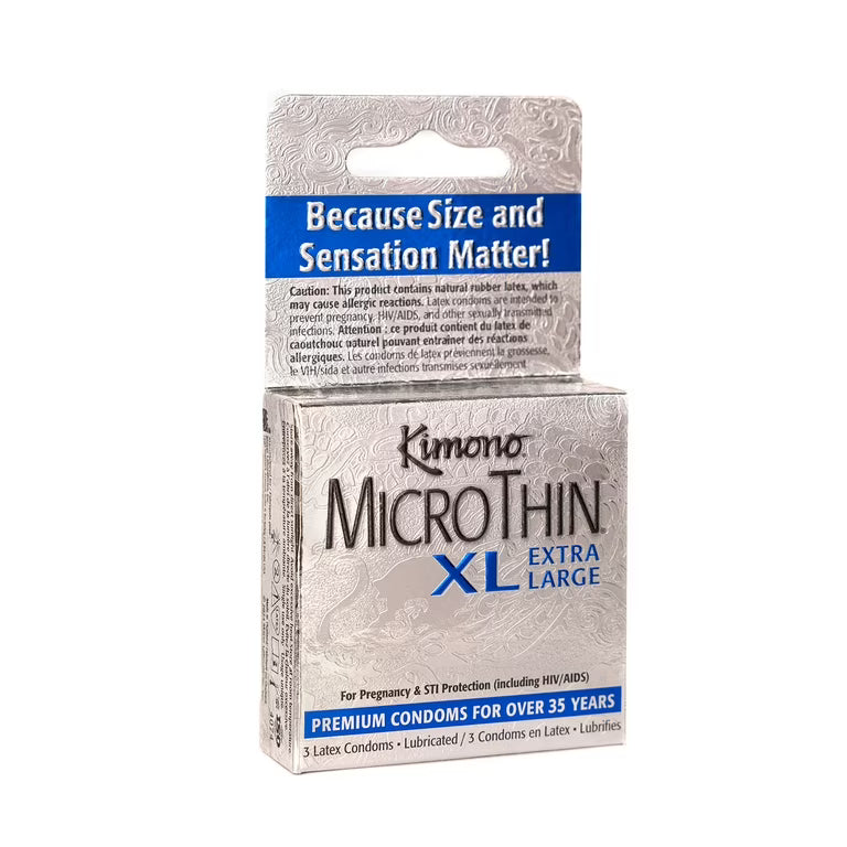 Kimono MicroThin Latex Condoms 3pk.