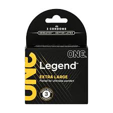 ONE Latex Condoms 3pk.