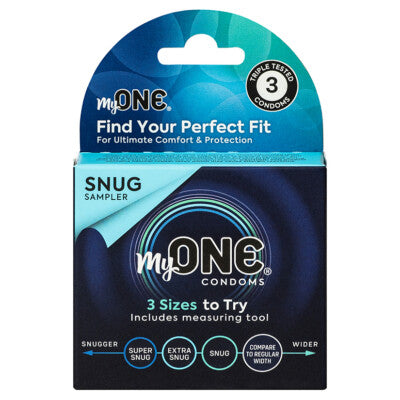 ONE Latex Condoms 3pk.