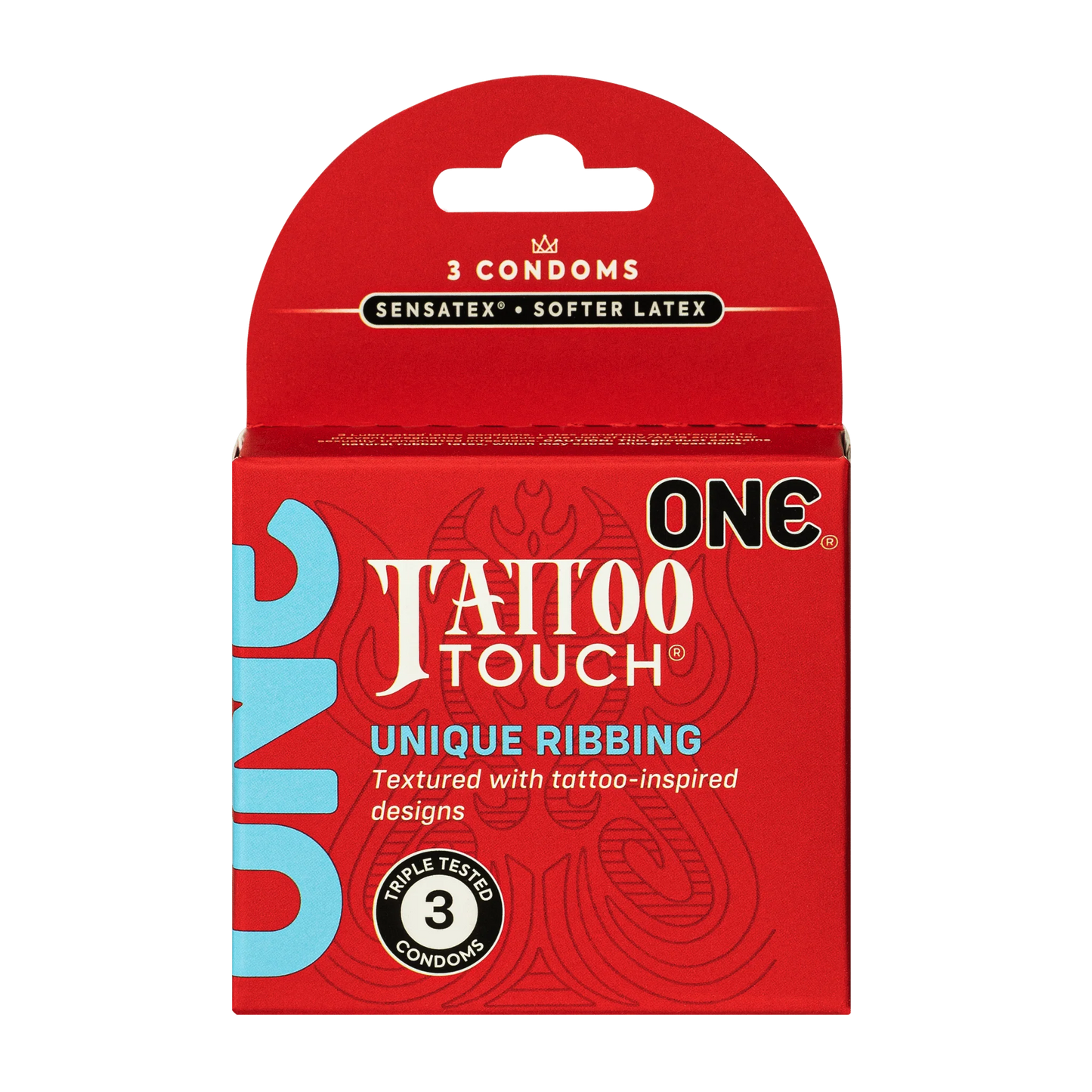 ONE Latex Condoms 3pk.