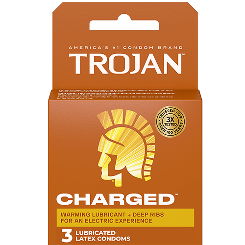 Trojan Sensations Latex Condoms 3pk.