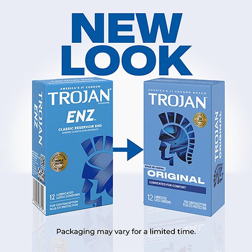 Trojan Classic Latex Condoms 3pk.