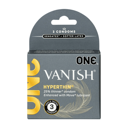 ONE Latex Condoms 3pk.