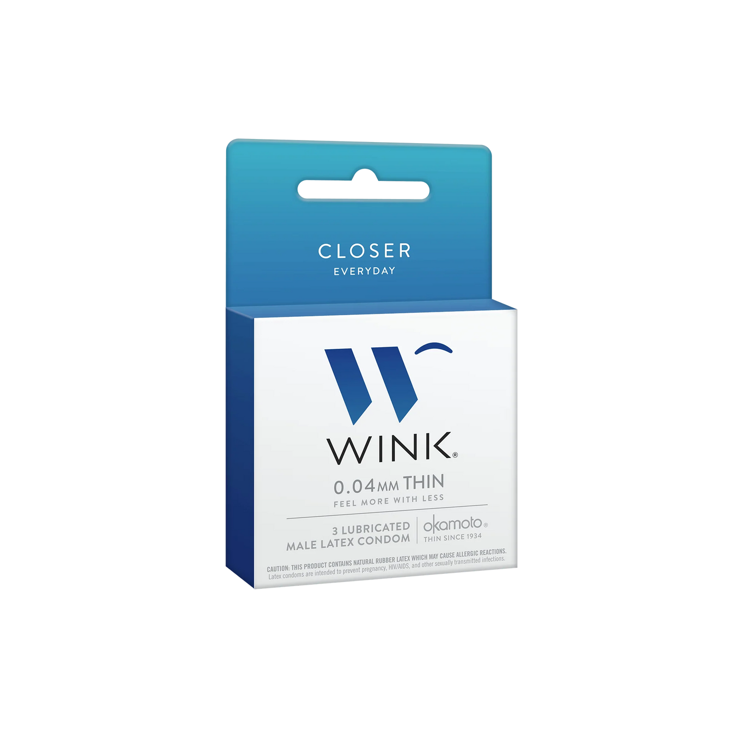 Wink Latex Condoms 3pk.