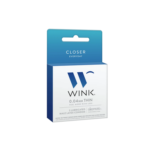 Wink Latex Condoms 3pk.