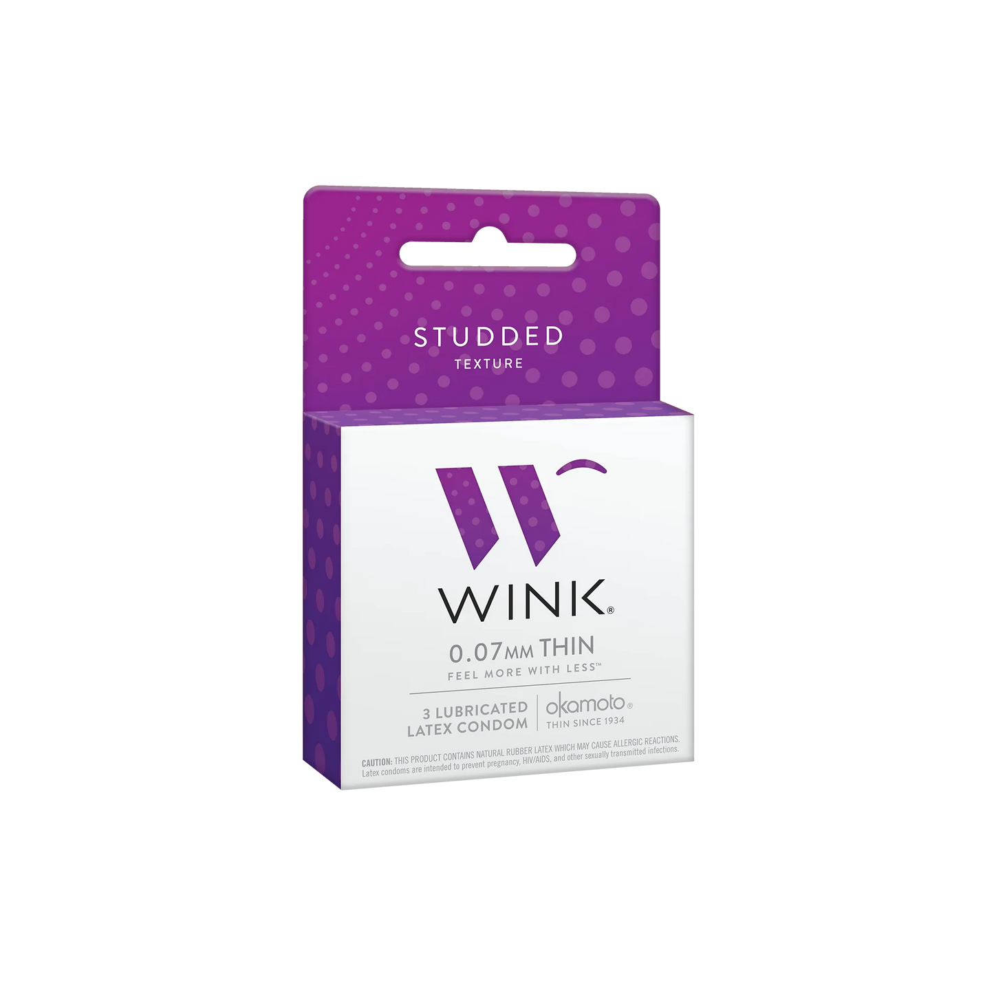 Wink Latex Condoms 3pk.