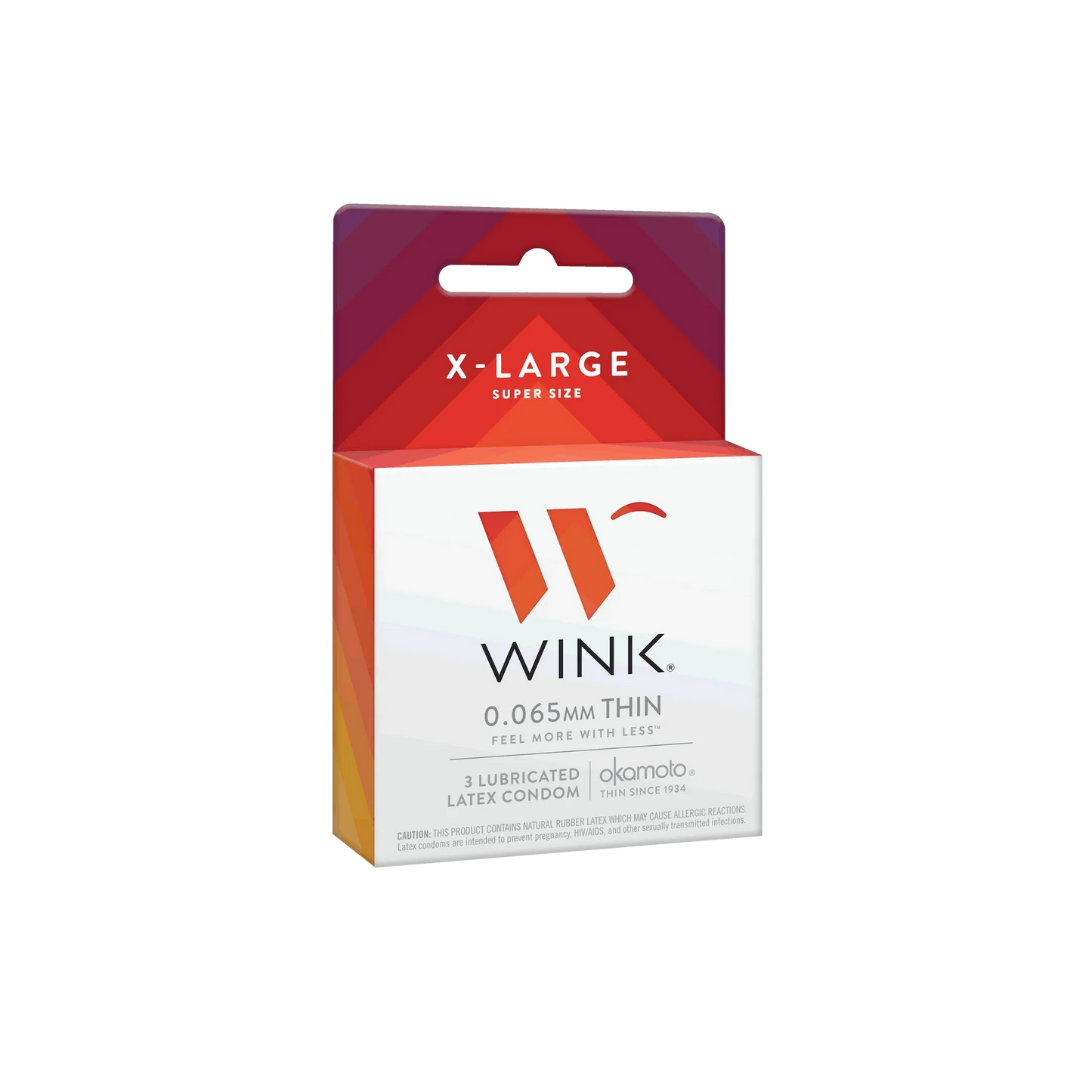 Wink Latex Condoms 3pk.